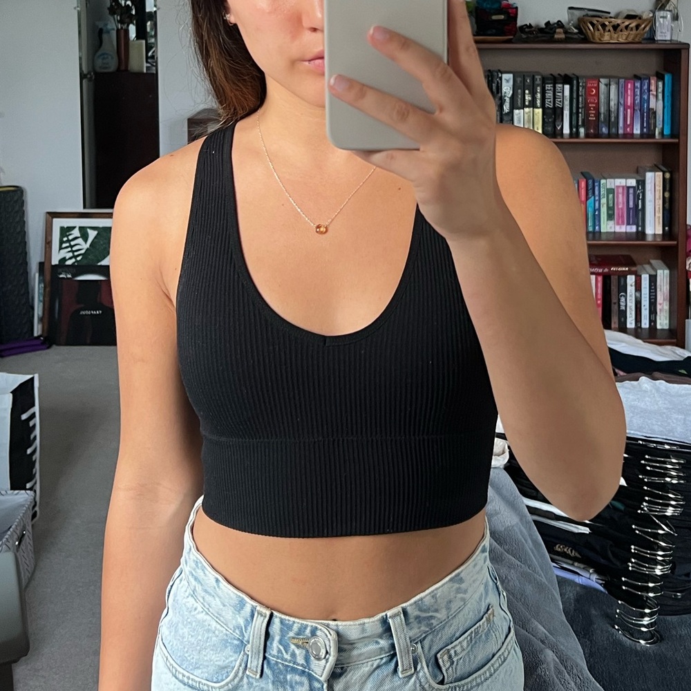 Aeropostale Ribbed Crop Top